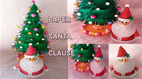 How To Make Santa Claussanta Claus Makingchristmas Craft Ideassanta