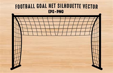 Football Goal Vector Silhouette Outline Graphic by Gfx_Expert_Team ...