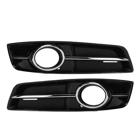 Gugushop Fog Light Bezel Grille Cover Trim Front Lamp High Temperature