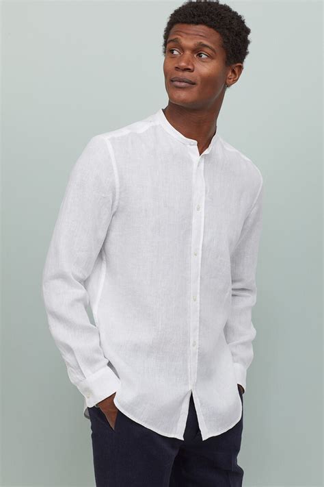 Linen Grandad Shirt