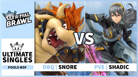 Royal Brawl 2023 DBQ Snore Bowser Vs PVE Shadic Corrin Pools