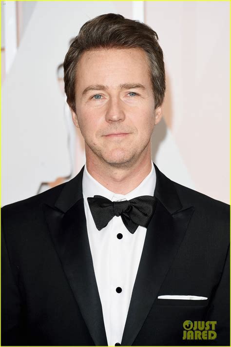 Nominee Edward Norton Brings Wife Shauna Robertson To Oscars 2015