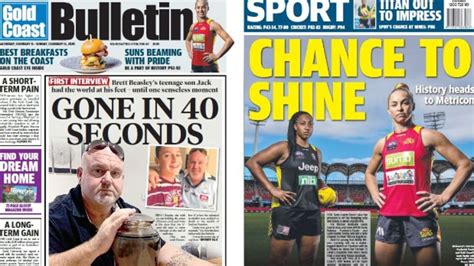 Exclusive First Look At Tomorrows Front And Back Pages Of The Bulletin