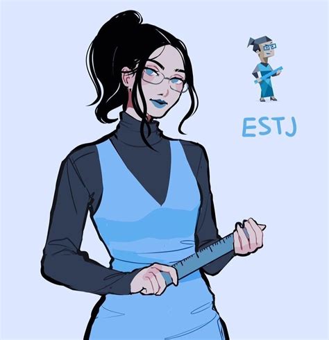 Estj Art Mbti Character Estj Cartoon Styles