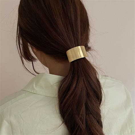 1 Pc Metal Hair Ties Luxury Hair Ties Hair Band Designer - Etsy