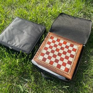 Unique Chess Set W Modern Chess Pieces Solid Big Chess Table Schach ...