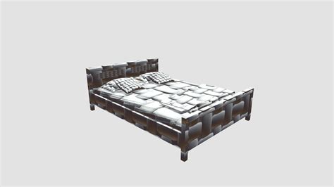 Bed Buy Royalty Free 3d Model By Evermotion [b076b3a] Sketchfab Store