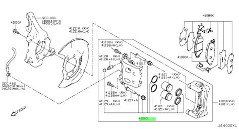 Купить Nissan D11203JA0A D1120 3JA0A Seal Kit Disc Brake Цены