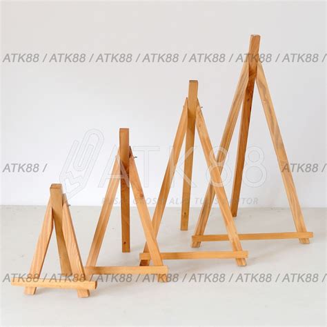 Jual Easel Stand Lukis Canvas Cm Sandaran Kanvas Kayu Display