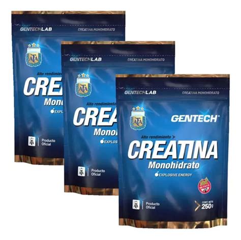 Creatina Gentech Monohidrato Por Grs Pura Sin Tacc