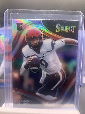 Desmond Ridder Silver Prizm Rc Panini Select Draft Picks Field