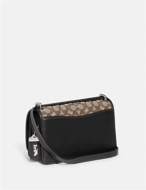 Coach Bandit Shoulder Bag In Signature Textile Jacquard Cd709 Luxe Paradise