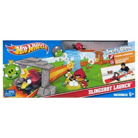 Hot Wheels Angry Birds Slingshot Track Playset