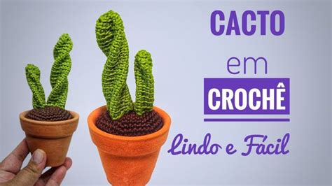 Cacto Amigurumi passo a passo Cacto em Crochê LINDO E FÁCIL