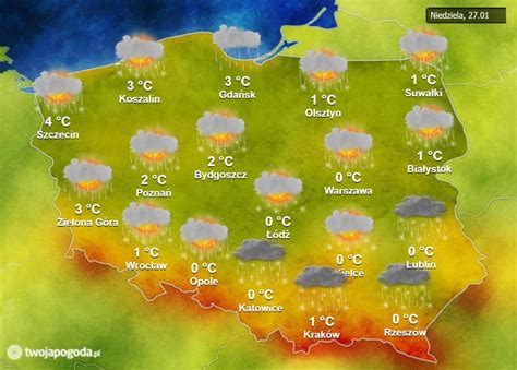 Prognoza 16 dniowa Jaka pogoda będzie w drugiej połowie stycznia