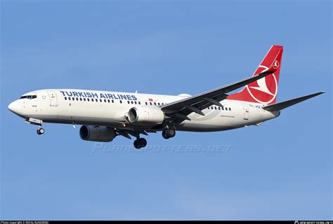 TC JHZ Turkish Airlines Boeing 737 8F2 WL Photo By RAFAL KUKOWSKI ID