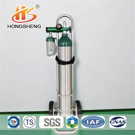 Iso Alloy Aluminium Portable Medical Oxygen Gas Cylinder