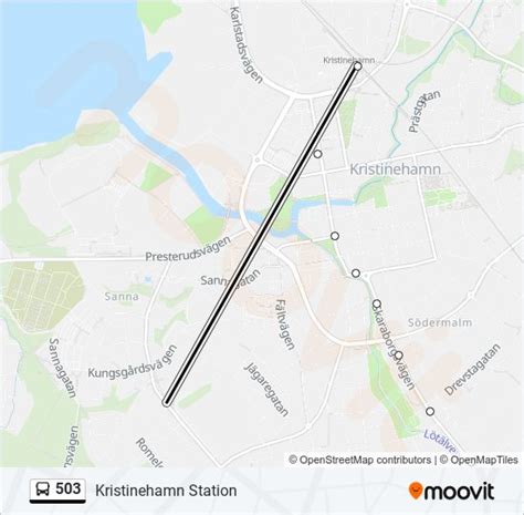 503 Rutt Tidtabeller Hållplatser Kartor Kristinehamn Station