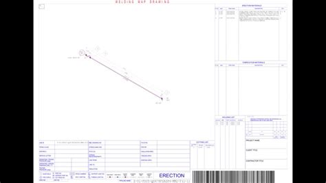 Welding Map Drawings Sample2 Youtube