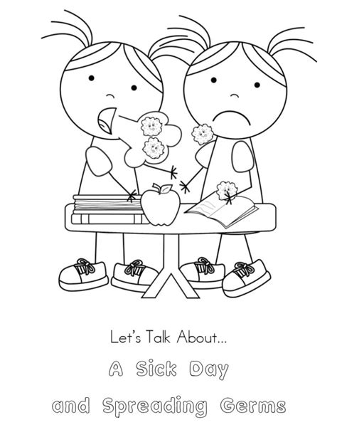 Germ Coloring Pages Coloring Nation