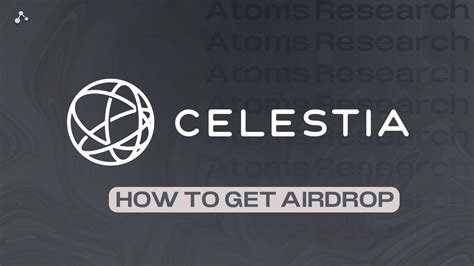 Atoms Research On Twitter How To Interact With Celestia To Get