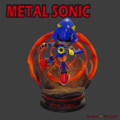 Fichier Stl Metal Sonic 💬・plan à Imprimer En 3d à Télécharger・cults