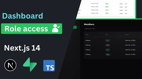 Build Role Access Dashboard With Next Js 14 Supabase Shadcn Tailwind