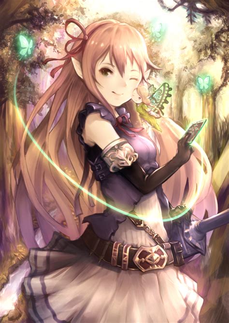 Safebooru 2girls Akaya9210 Akaya Akayakazu Arisa Shadowverse Belt Blonde Hair Blurry