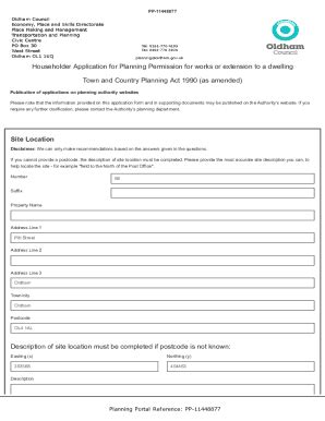 Fillable Online Applications Applications Planning PortalSearch And