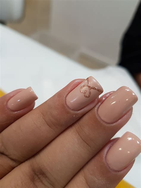 Unhas Esmalta O Em Gel Decora O Minimalista De Cora O M O Da