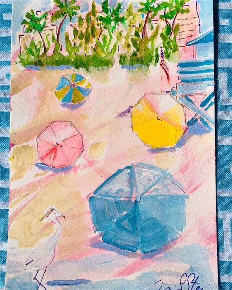 Kimberly Stein Studio On Instagram Sarasota Series Beach Umbrellas