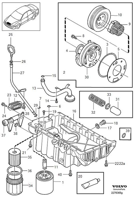 Volvo 2011 S80 Engine Compartment Diagram