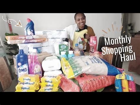 Monthly Grocery Shopping Haul Couple Date High Cost Of Living In Kenya