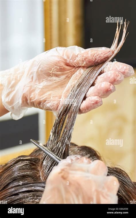 Dying hair hi-res stock photography and images - Alamy