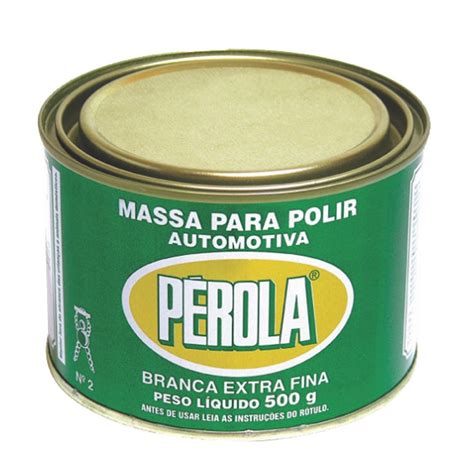 Massa para Polir Fina Nº2 500g PEROLA 040502 MercadoCar