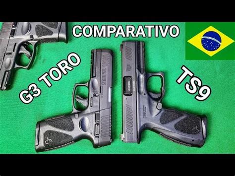 TS9 Vs G3 TORO Qual A Melhor 9mm Para Porte Velado Defesa