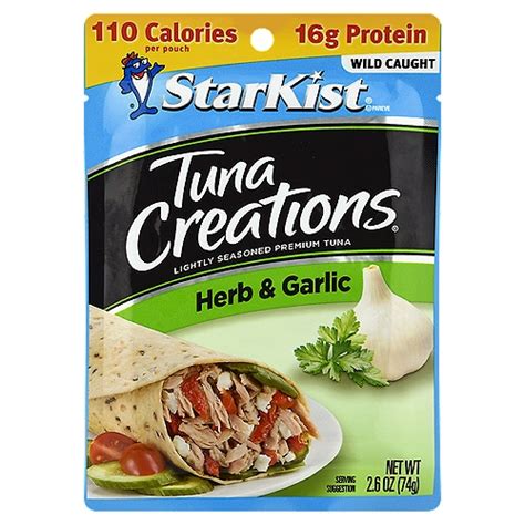 Starkist Tuna Creations Herb And Garlic Tuna 26 Oz