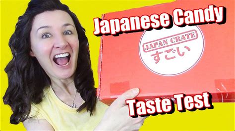 Japan Crate Candy Taste Test August Unboxing Youtube