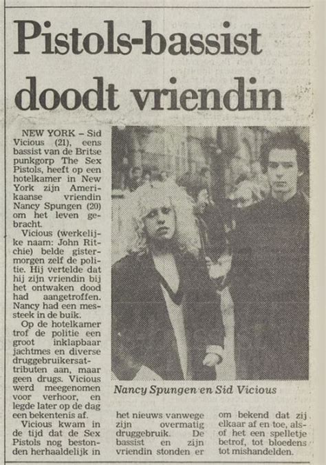 Rock Roll Newspaper Press History The Sex Pistols Het Vrije Volk