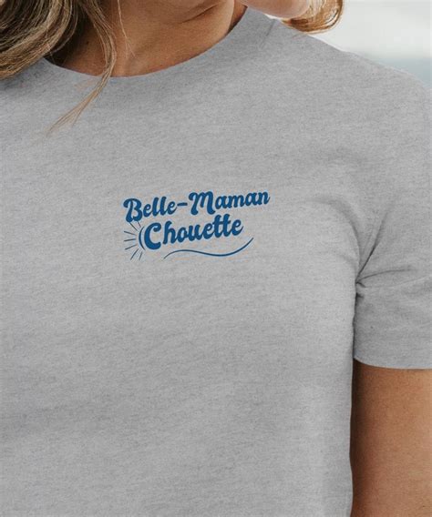 T Shirt Belle Maman Chouette Face Pour Femme