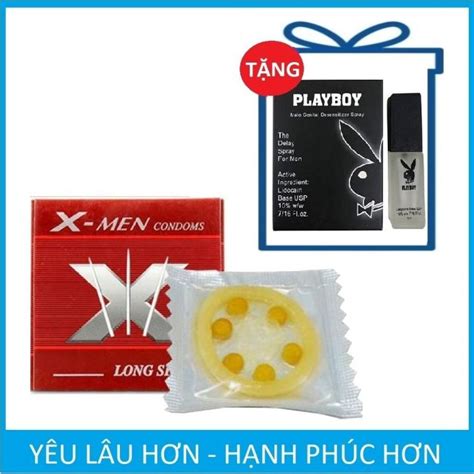 Combo Chi C Bao Cao Su X Men T Ng Chai X T Playboy Lazada Vn