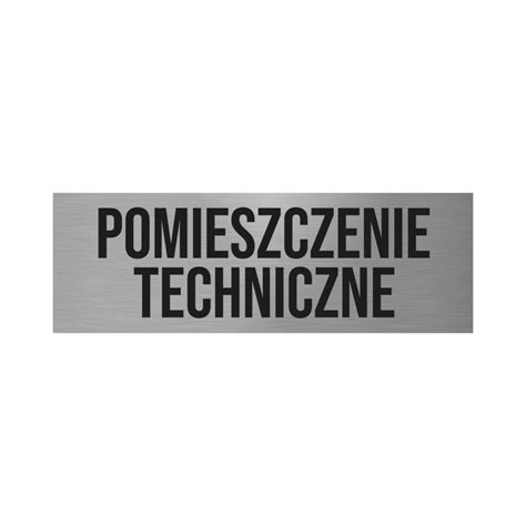 Tablica Informacyjna Pomieszczenie Techniczne 15x5cm Leroy Merlin