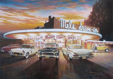 American Diner Painting at PaintingValley.com | Explore collection of ...