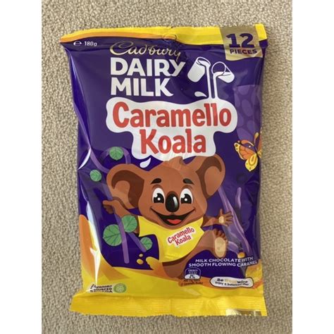 Jual Cadbury Chocolate Dairy Milk Caramello Koala Isi 12 Cokelat