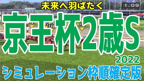 京王杯2歳ステークス2022 枠順確定後シミュレーション【競馬予想】京王杯2歳s ロンドンプラン エナジーチャイム アスクドリームモア ペース