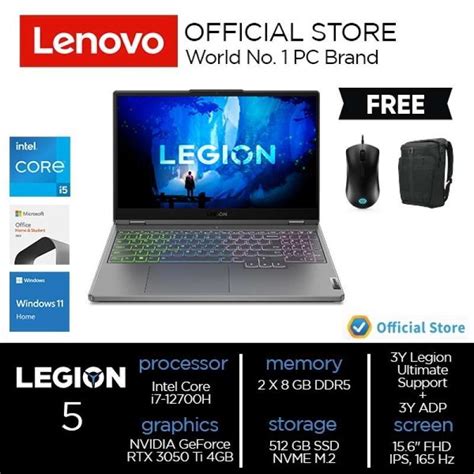 Jual Lenovo Legion Iah Core I H Gb Gb Rtx Ti W