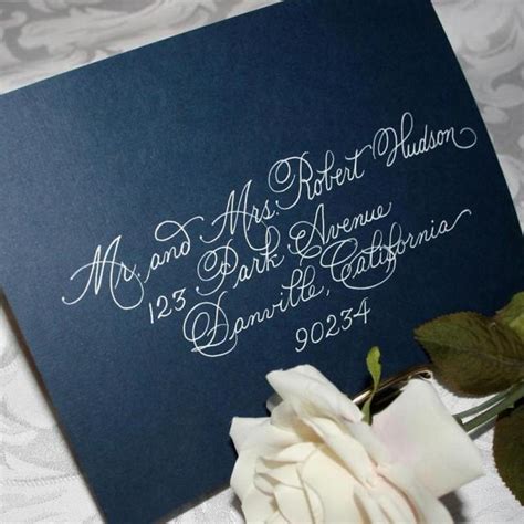 Calligraphy Wedding Envelope Addressing Discount Calligraphy Burgues