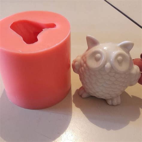 3d Owl Silicone Molds Etsy