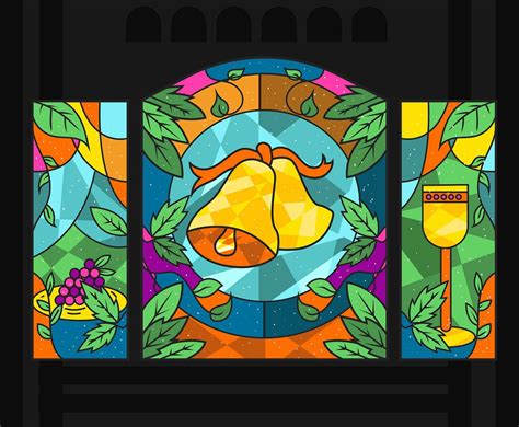 Stained Glass Window Vector At Getdrawings Free Download