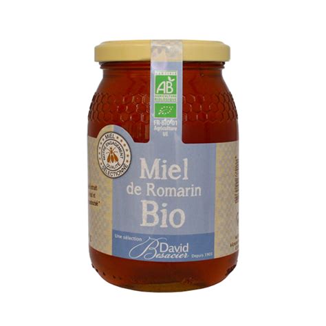 Miel romarin Bio MIEL BESACIER le pot de 500g à Prix Carrefour